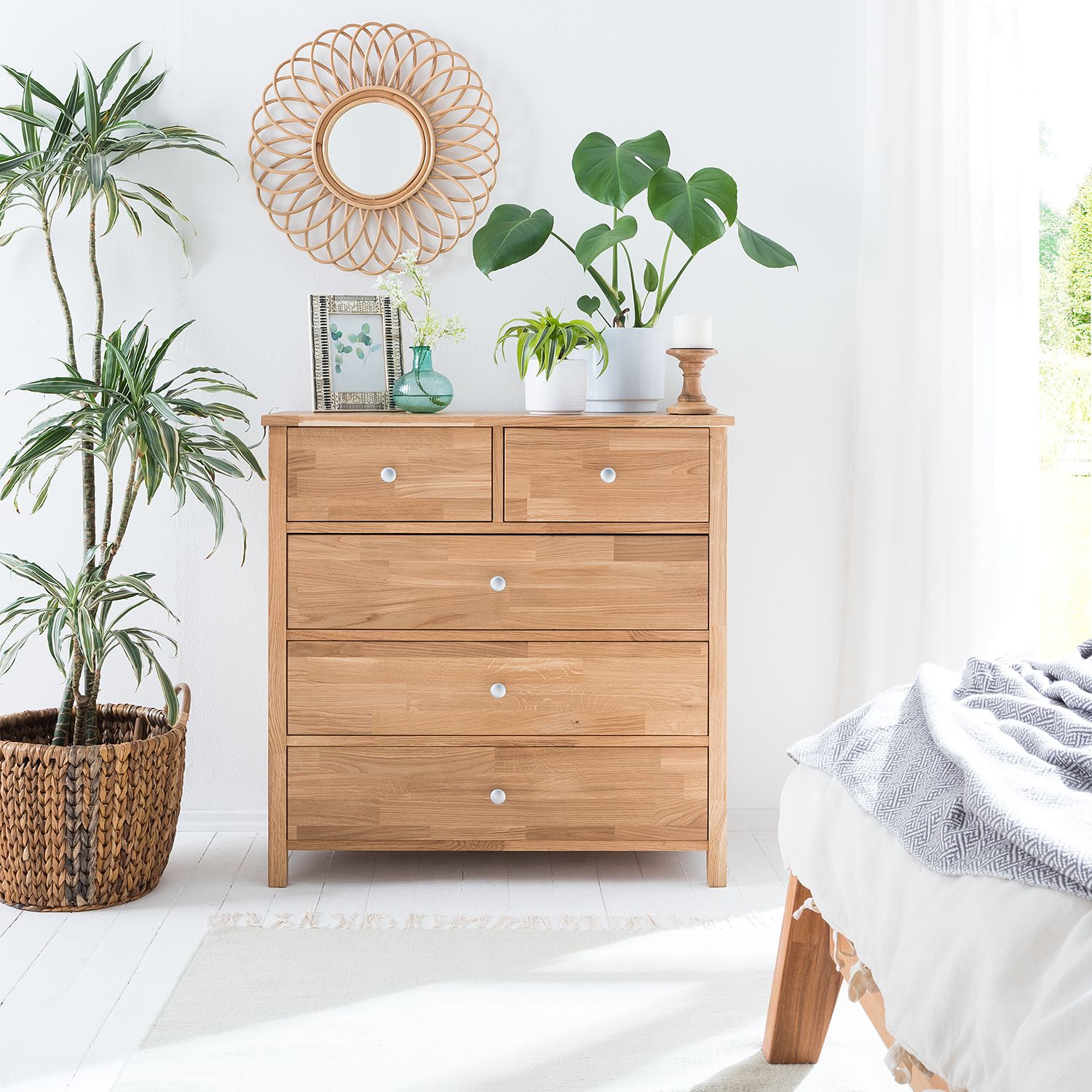 Kommode Massiv Eiche Kommode Nordic