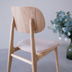 2er- oder 4er-Pack Varde-Esszimmerstühle, Gestell Eiche massiv, gepolstert