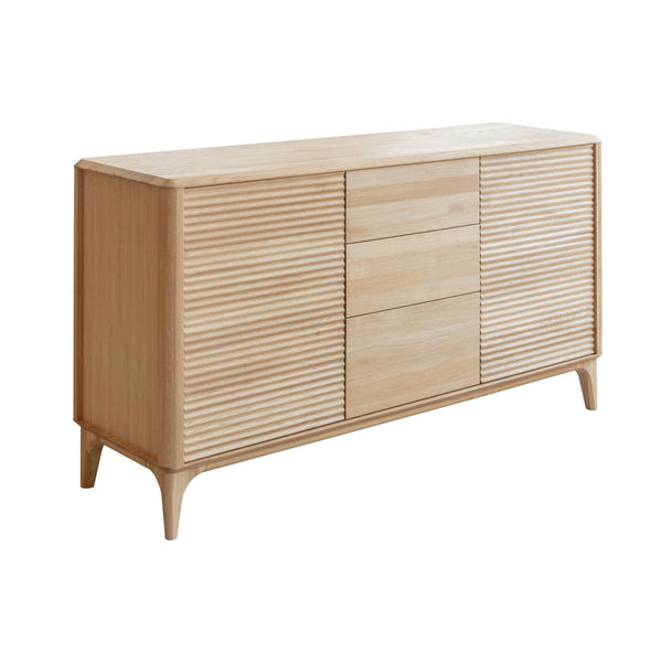 NordicStory Sideboard Kommode aus massiver Eiche Oxford 3.2.3