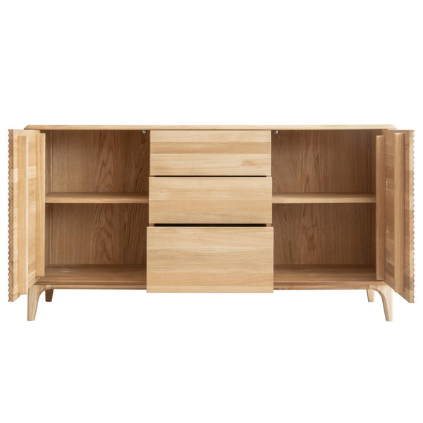 NordicStory Sideboard Kommode aus massiver Eiche Oxford 3.2.3