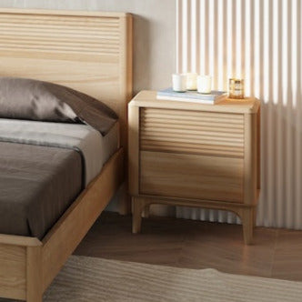 Eiche Massivholz Nachttisch Oxford 2 Beistelltisch RobleStore NordicStory