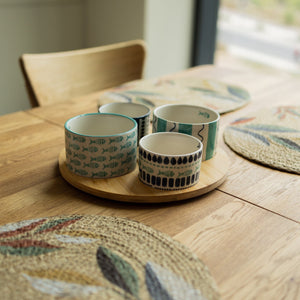 NordicStory Ausziehbarer Esstisch aus massivem, nachhaltigem Eichenholz