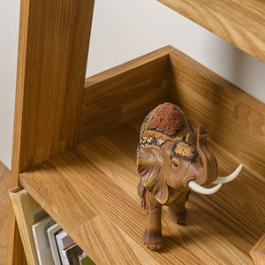 NordicStory Nordic Retro Eiche Massivholz Bücherregal