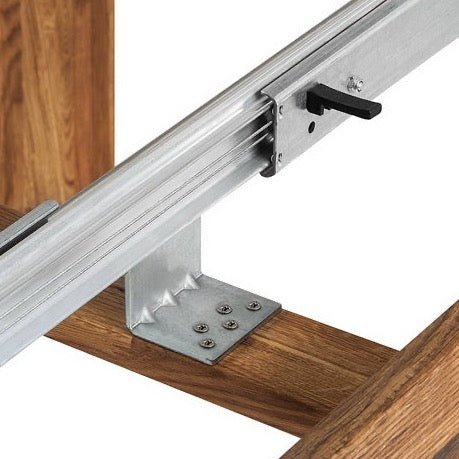 Ausziehbarer Esstisch Massivholz Eiche nordico