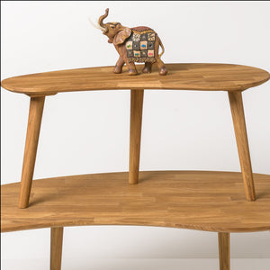 Wohnzimmer Couchtisch Eiche Massivholz nordico