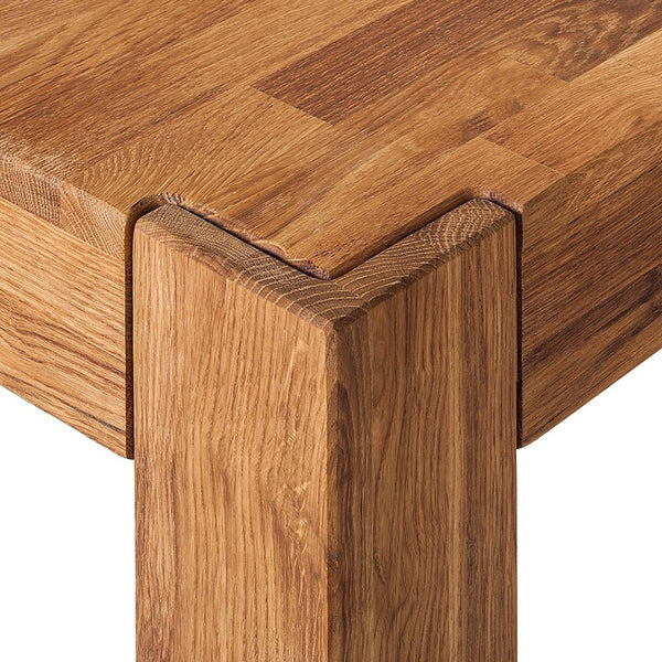 NordicStory Ausziehbarer Esstisch aus massivem Eichenholz