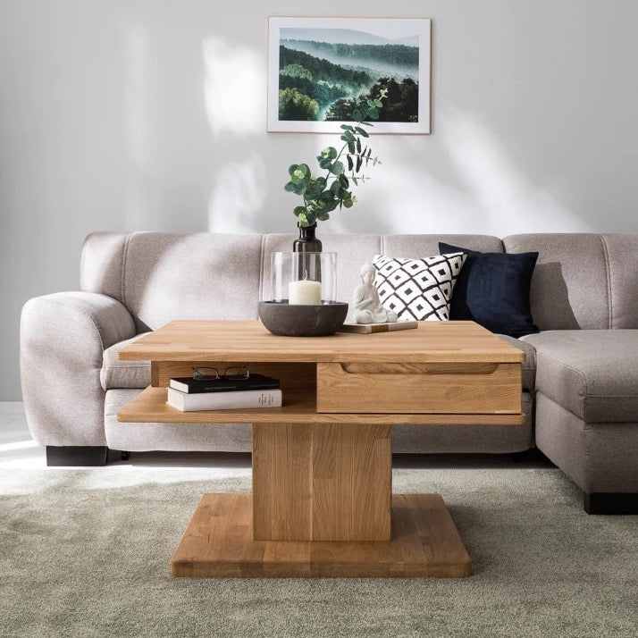 NordicStory Couchtisch aus massiver Eiche