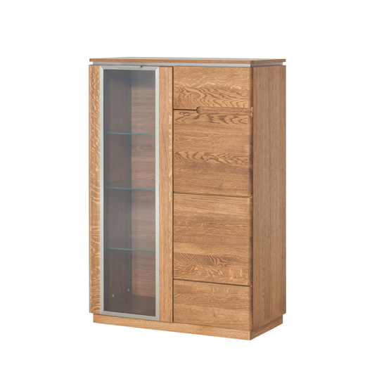 NordicStory Ausziehbarer Esstisch aus massivem Eichenholz Nordisches Design Modernes rustikales nordisches Design