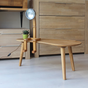 NordicStory Stapelbarer Couchtisch aus massiver Eiche