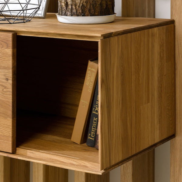 NordicStory Schwebeschrank Eiche massiv Hängeschrank Hängeschrank