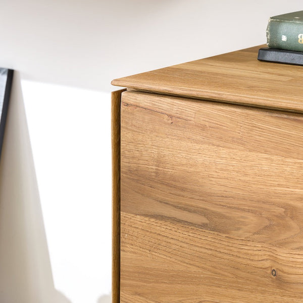 NordicStory Schwebeschrank Eiche massiv Hängeschrank Hängeschrank