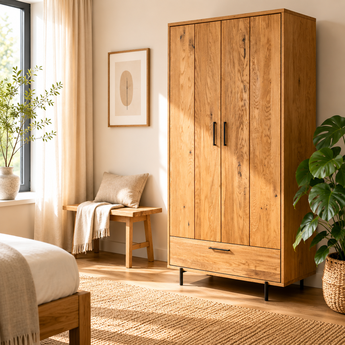 Kleiderschrank aus Holz aufbauen: Schritt-für-Schritt
