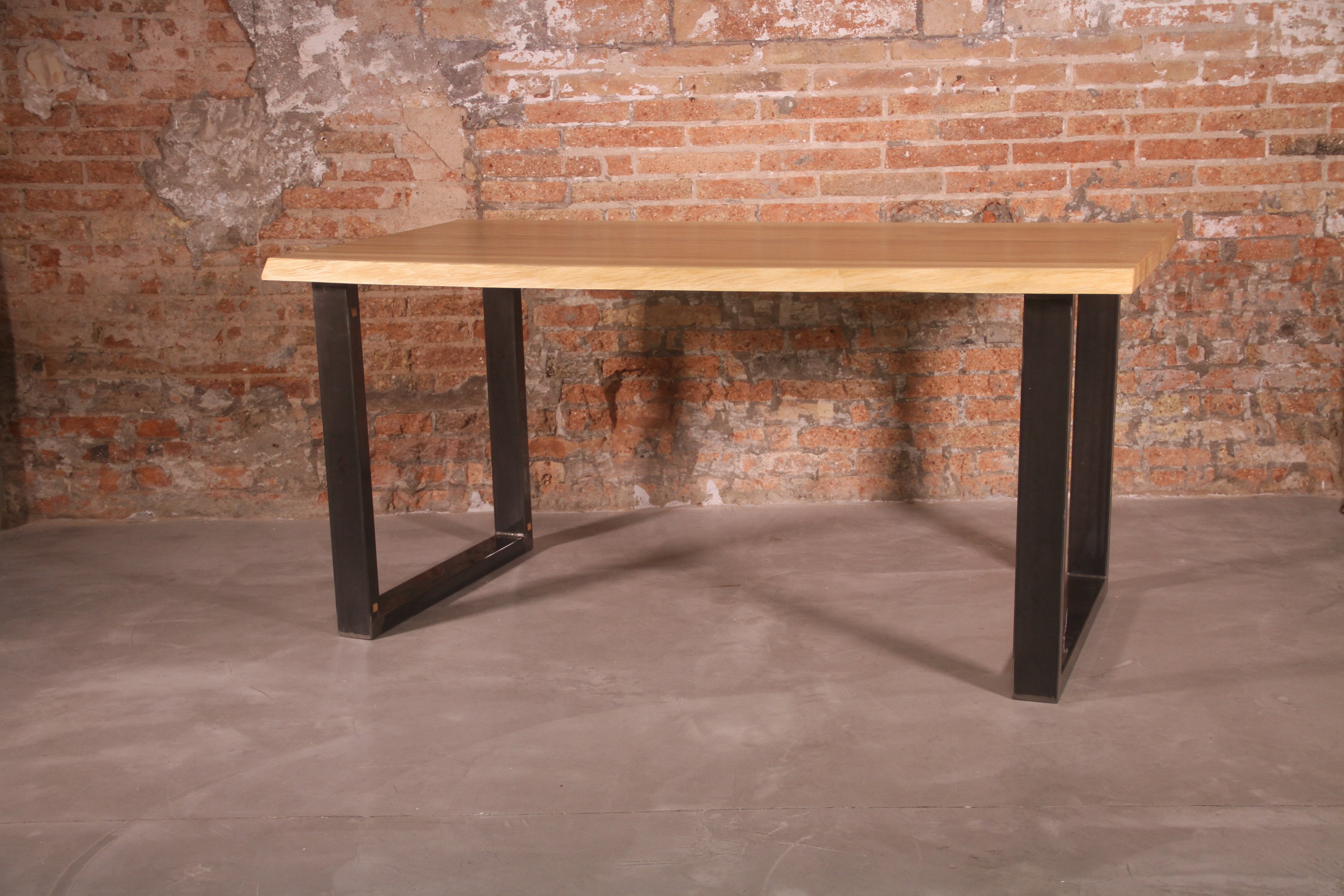 industrial loft tisch massivholz