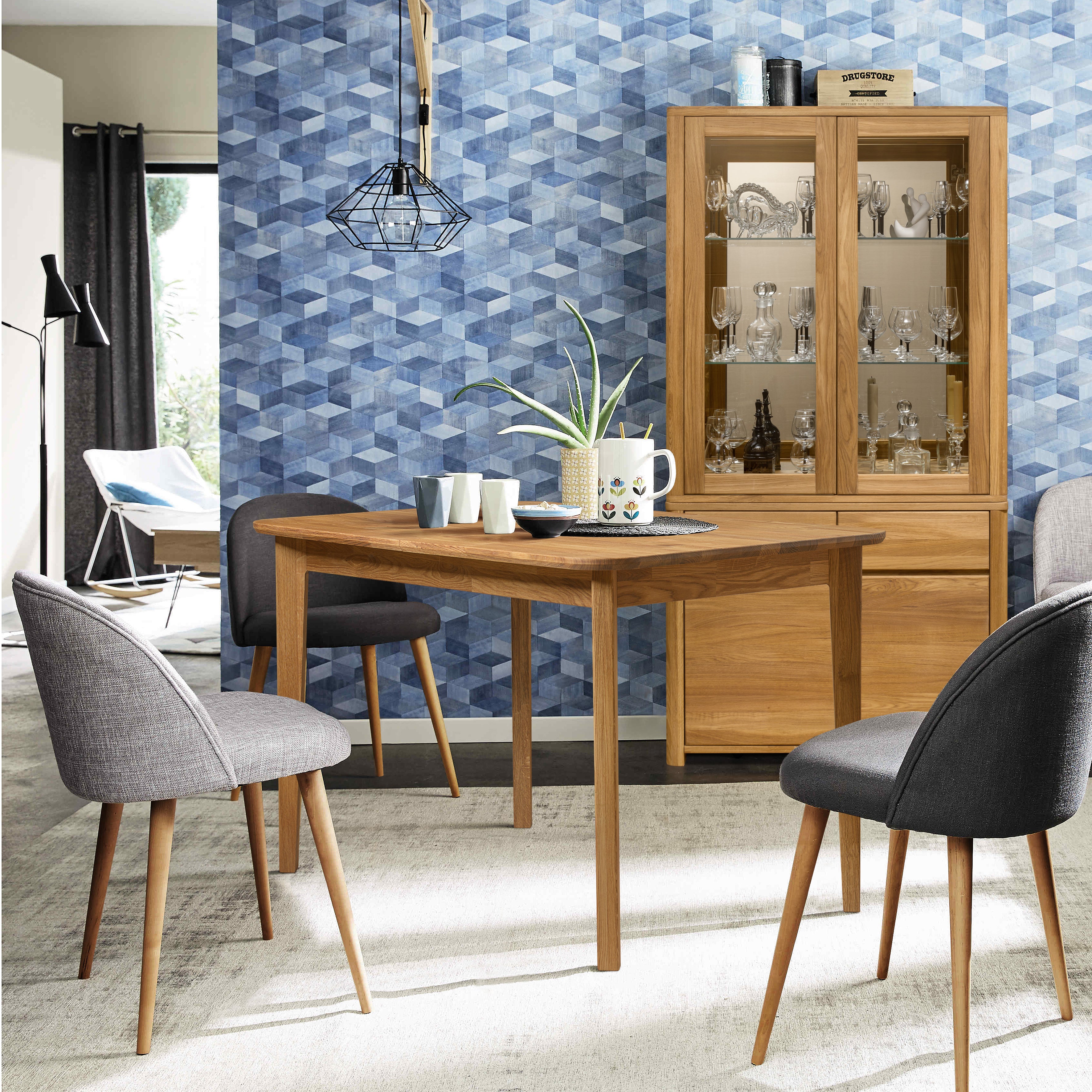 NordicStory Massivholzmöbel Eiche Esstisch