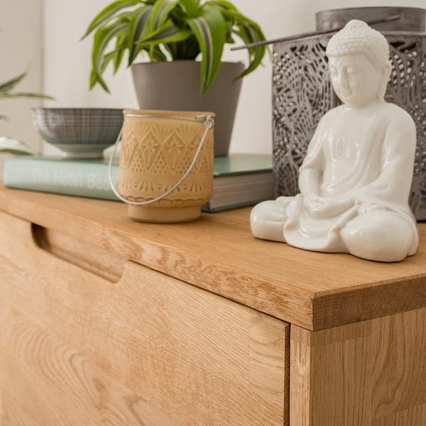 Sideboard Kommode aus massiver Eiche Escandi 3