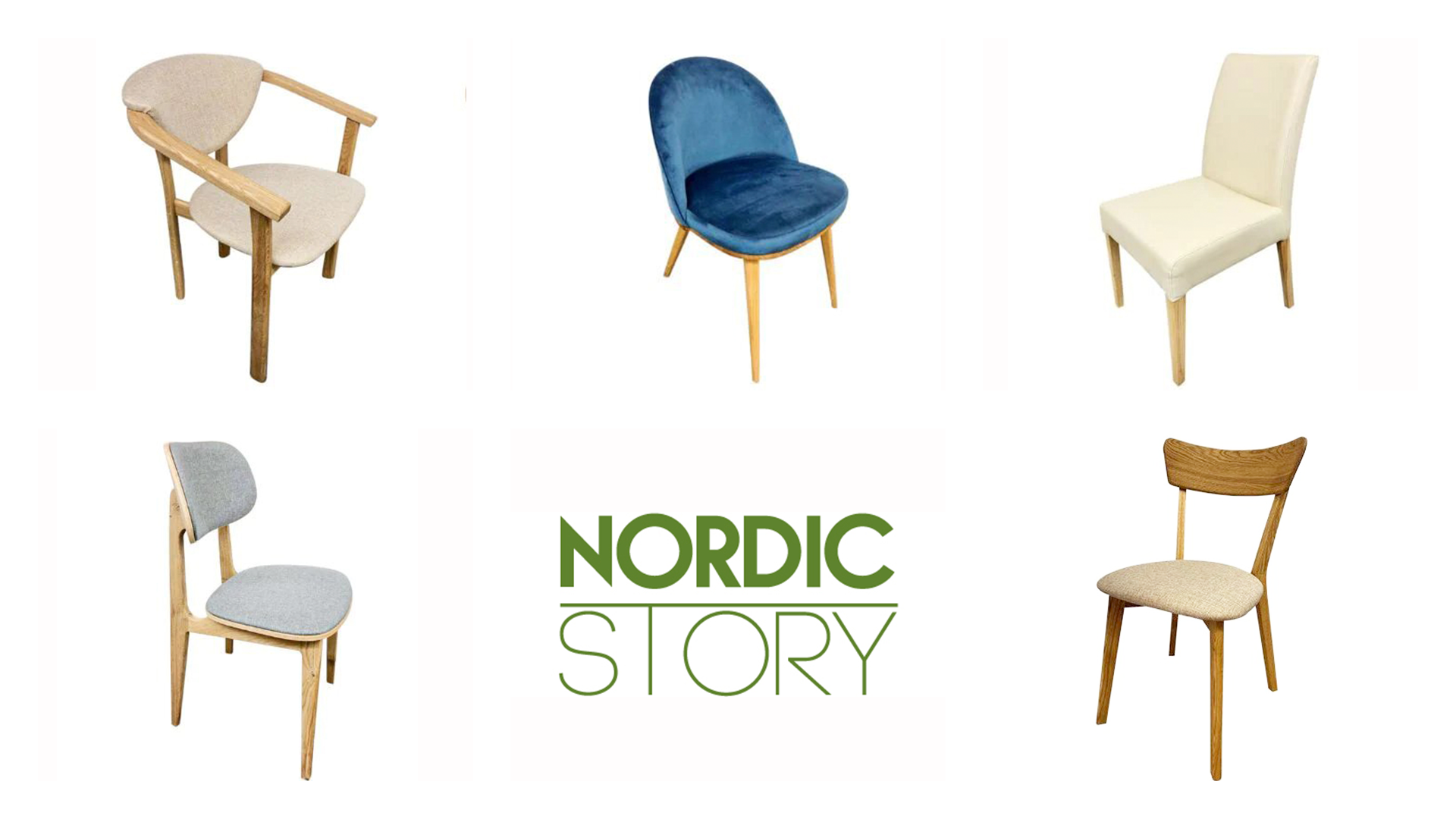 NordicStory Stühle aus massiver Eiche im skandinavisch-nordischen Stil