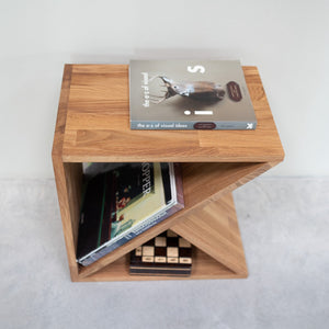 Beistelltisch, Eiche massiv Nachttisch Dänemark, 45 x 30 x 45 cm | NordicStory