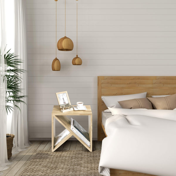 Beistelltisch, Eiche massiv Nachttisch Dänemark, 45 x 30 x 45 cm | NordicStory