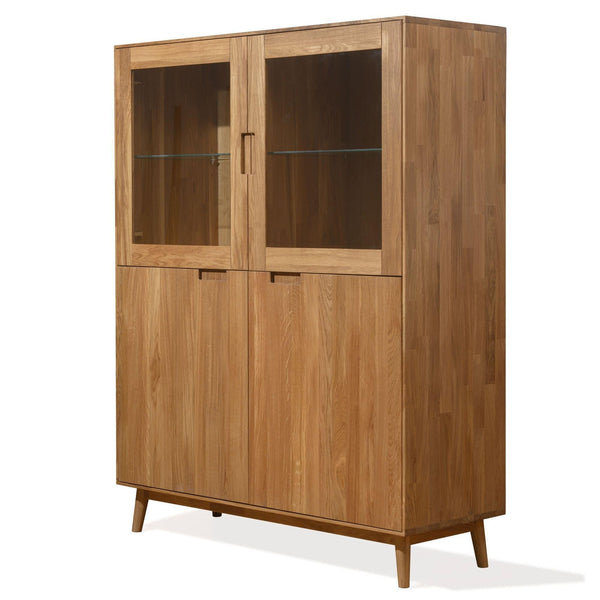 Kleiderschrank Escandi 3 aus massiver Eiche, 120 x 45 x 155 cm | NordicStory