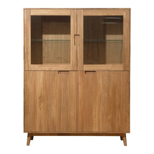 Kleiderschrank Escandi 3 aus massiver Eiche, 120 x 45 x 155 cm | NordicStory