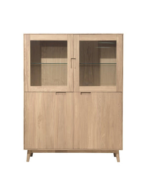 Kleiderschrank Escandi 3 aus massiver Eiche, 120 x 45 x 155 cm | NordicStory