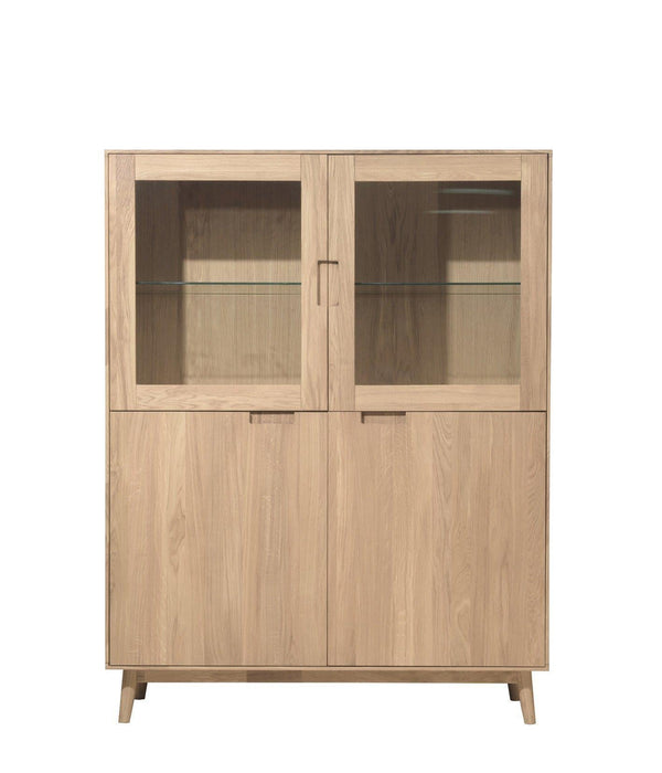 Kleiderschrank Escandi 3 aus massiver Eiche, 120 x 45 x 155 cm | NordicStory