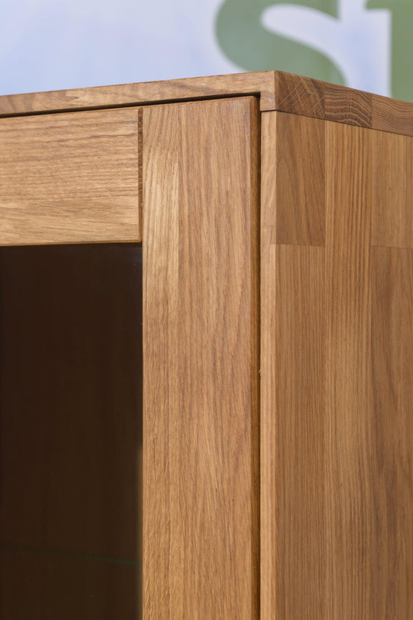 Kleiderschrank Escandi 3 aus massiver Eiche, 120 x 45 x 155 cm | NordicStory