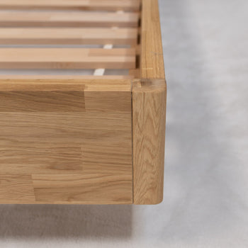 Eiche massiv Doppelbett Pola : NordicStory