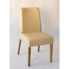 2er- oder 4er-Pack Malaga Esszimmerstühle, Gestell Eiche massiv, Polsterung Beige | NordicStory