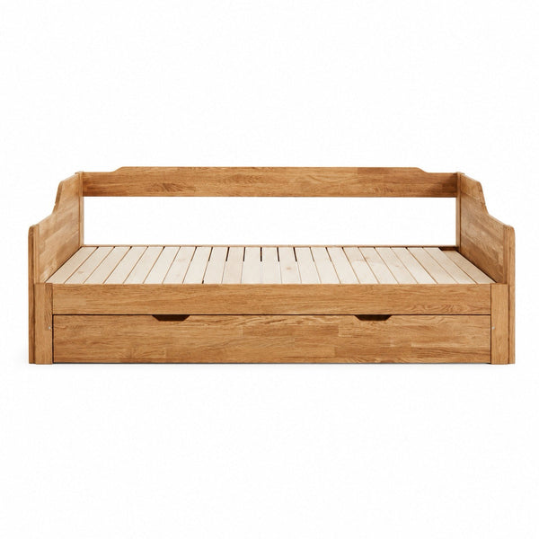 Ausziehbares Bett aus massiver Eiche Frida | NordicStory