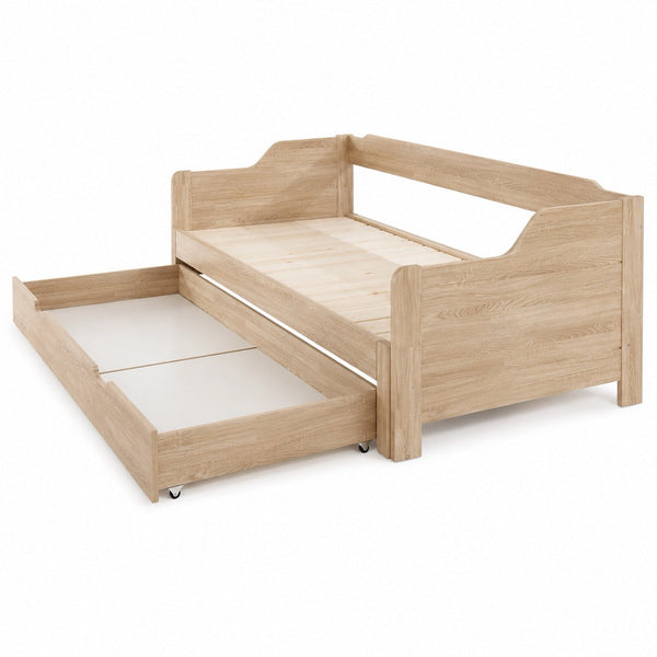 Ausziehbares Bett aus massiver Eiche Frida | NordicStory