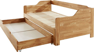 Ausziehbares Bett aus massiver Eiche Frida | NordicStory