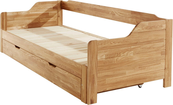 Ausziehbares Bett aus massiver Eiche Frida | NordicStory