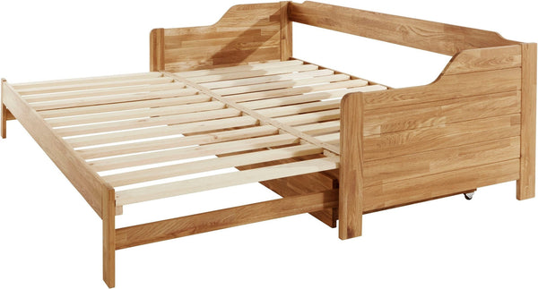 Ausziehbares Bett aus massiver Eiche Frida | NordicStory