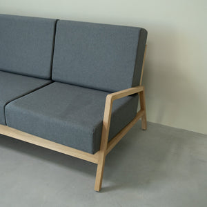 2-Sitzer-Sofa aus Massivholz Sweden | VESKOR