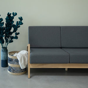 3-Sitzer-Sofa aus Massivholz Sweden | VESKOR