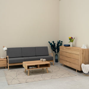 3-Sitzer-Sofa aus Massivholz Sweden | VESKOR