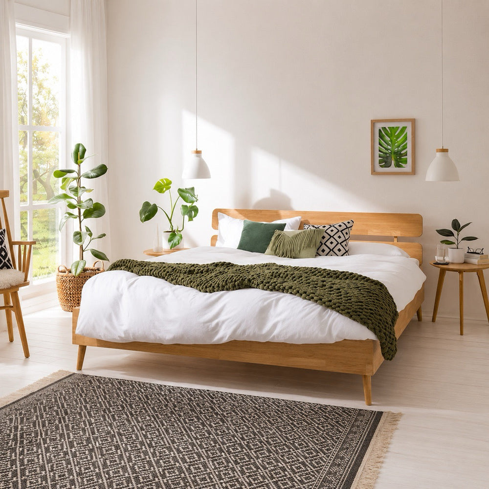 Bett aus massivem Eichenholz Escandi 2 - NordicStory