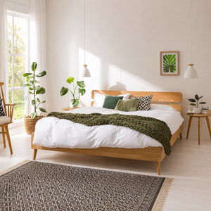 Bett aus massivem Eichenholz Escandi 2 - NordicStory