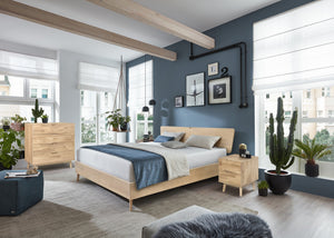Bett aus massiver Eiche Escandi | NordicStory