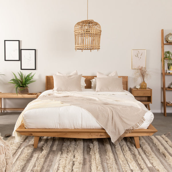 Bett aus massiver Eiche Malmo | VESKOR