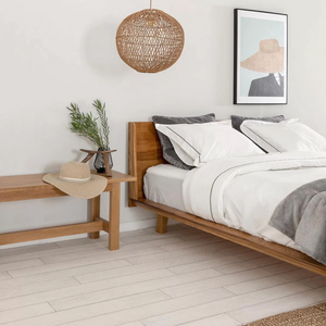Bett aus massiver Eiche Malmo | VESKOR