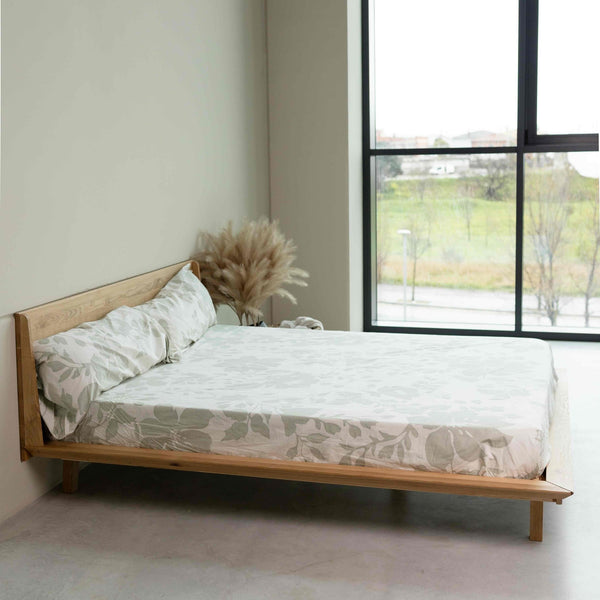 Bett aus massiver Eiche Malmo | VESKOR