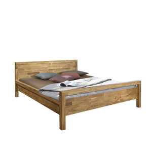 Bett aus massiver Eiche Next | NordicStory
