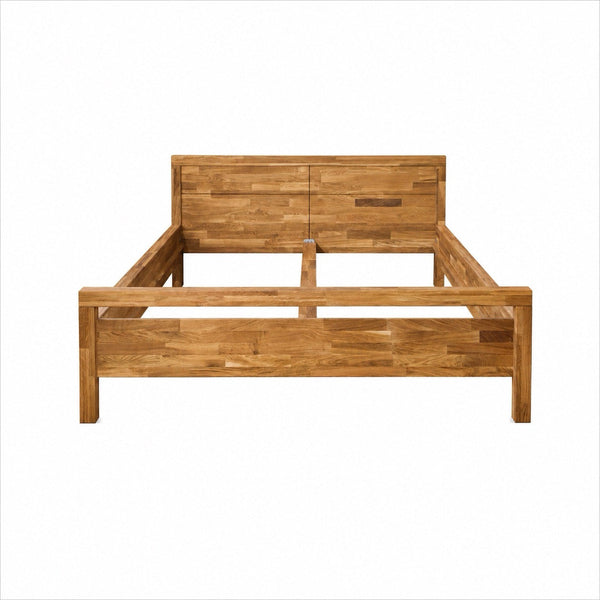 Bett aus massiver Eiche Next | NordicStory