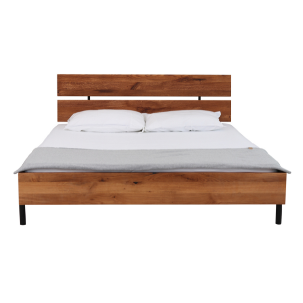 Bett aus massiver Eiche Normandy | VESKOR