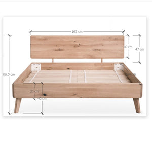 Bett aus massiver Eiche Sweden | VESKOR