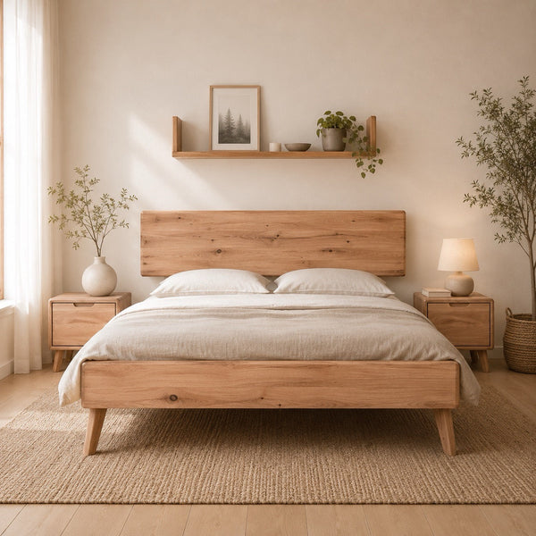 Bett aus massiver Eiche Sweden | VESKOR
