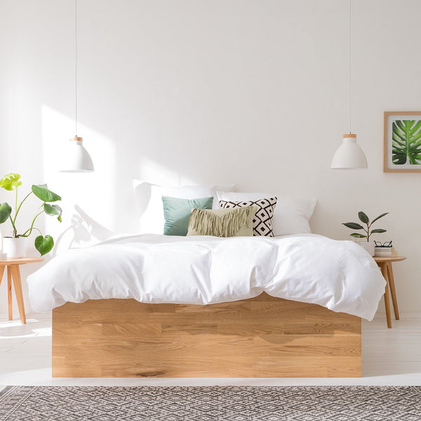 Bett aus massiver Eiche Sofia | NordicStory