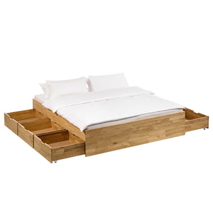 Bett aus massiver Eiche Sofia | NordicStory